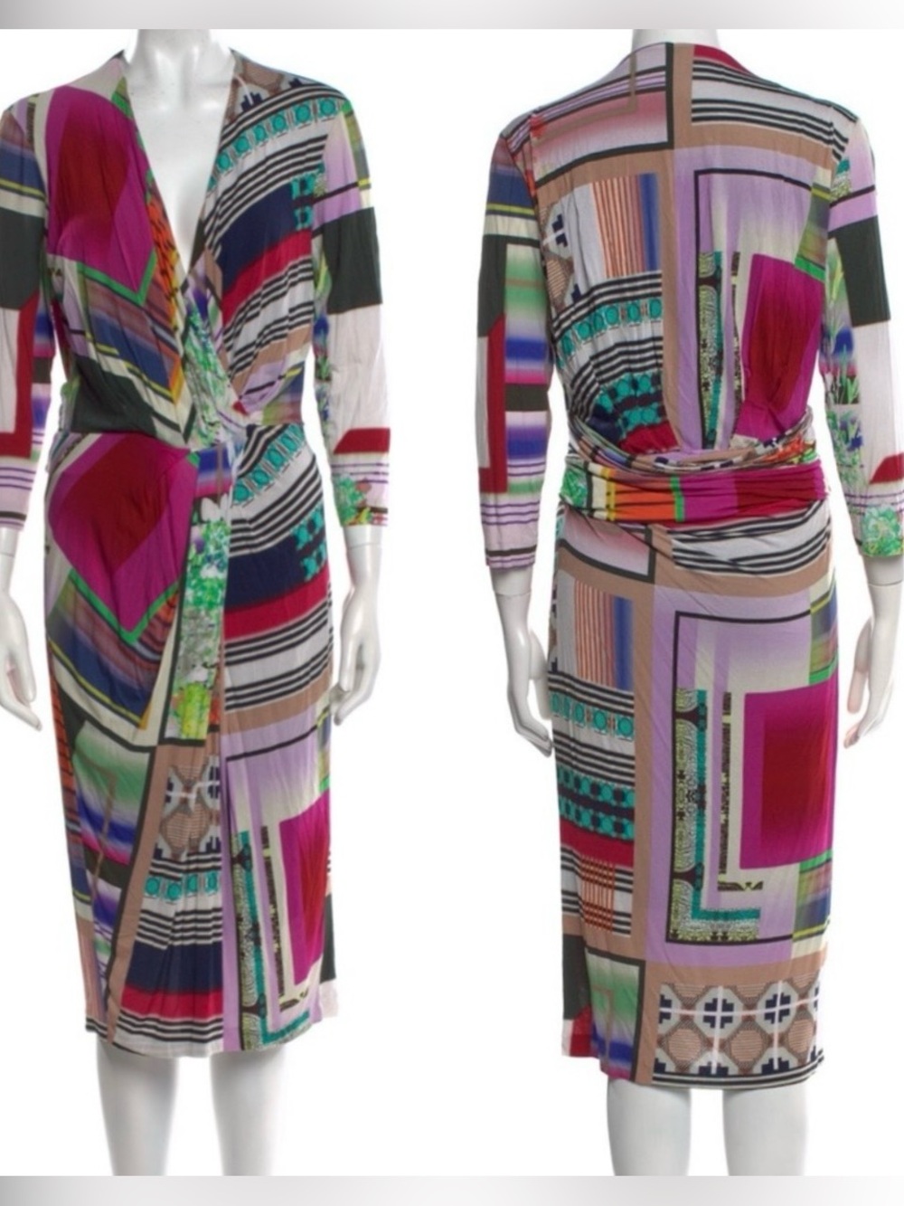 ETRO MILANO  Printed Dress SIZE:EU44